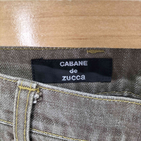 カバンドズッカ CABANE de ZUCCa ジップフライ ワイドデニム メンズ JPN:M